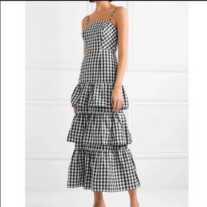 NWT Tiered Gingham J. Crew Dress